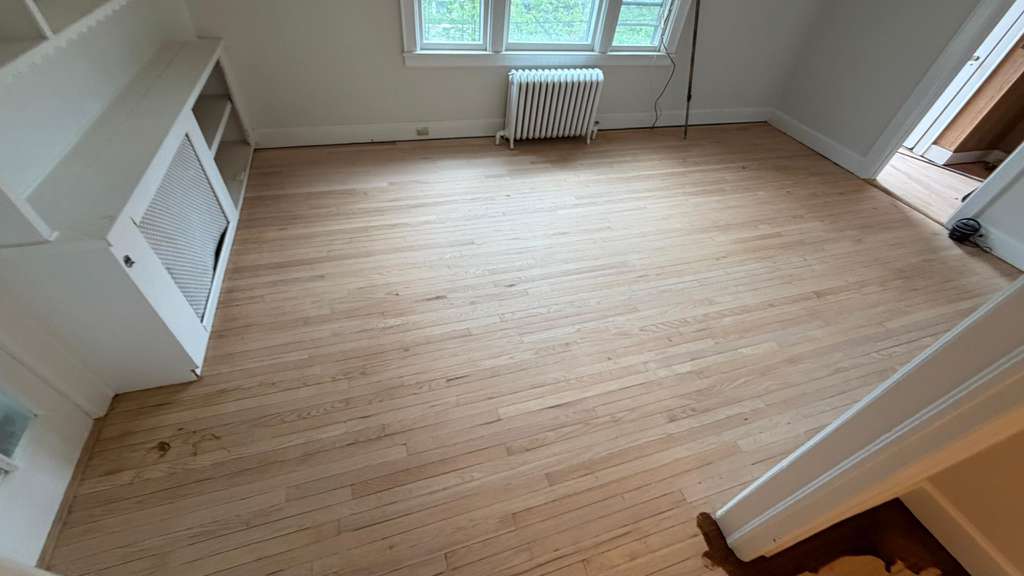 Hardwood floor detail
